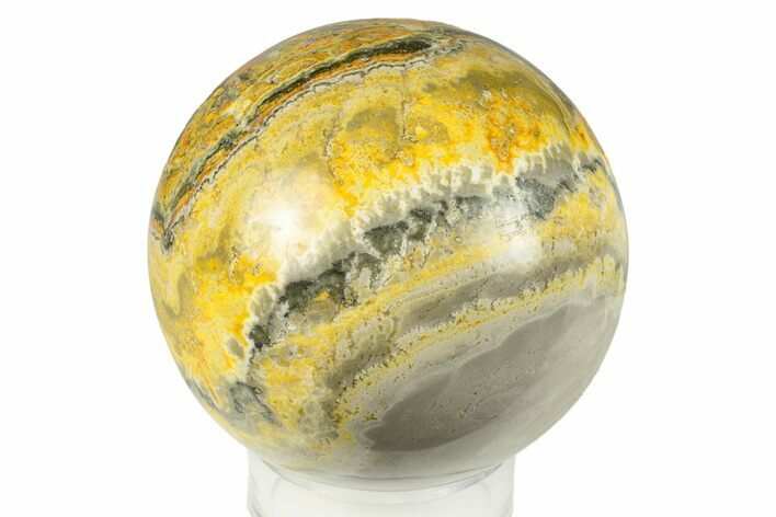 Polished Bumblebee Jasper Sphere - Indonesia #254759